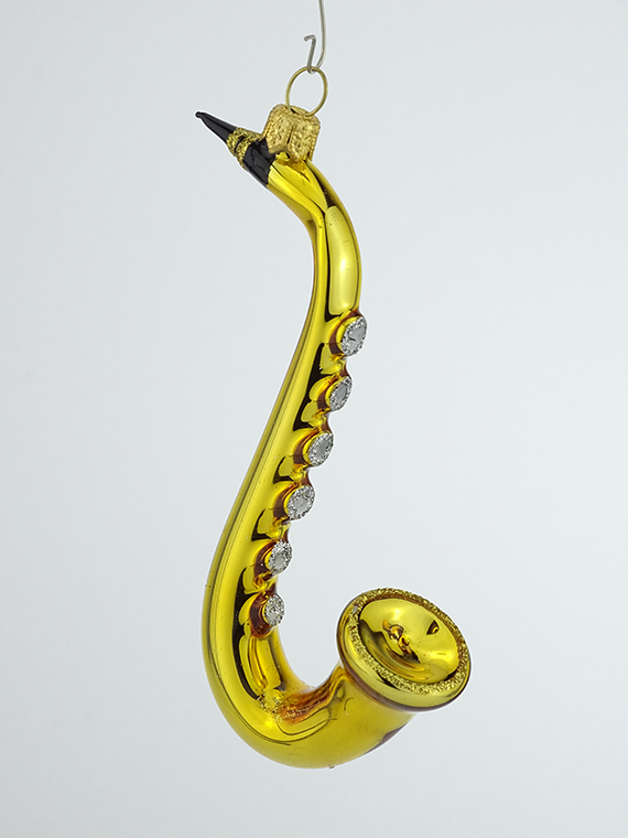 Saxophon gold 10 cm